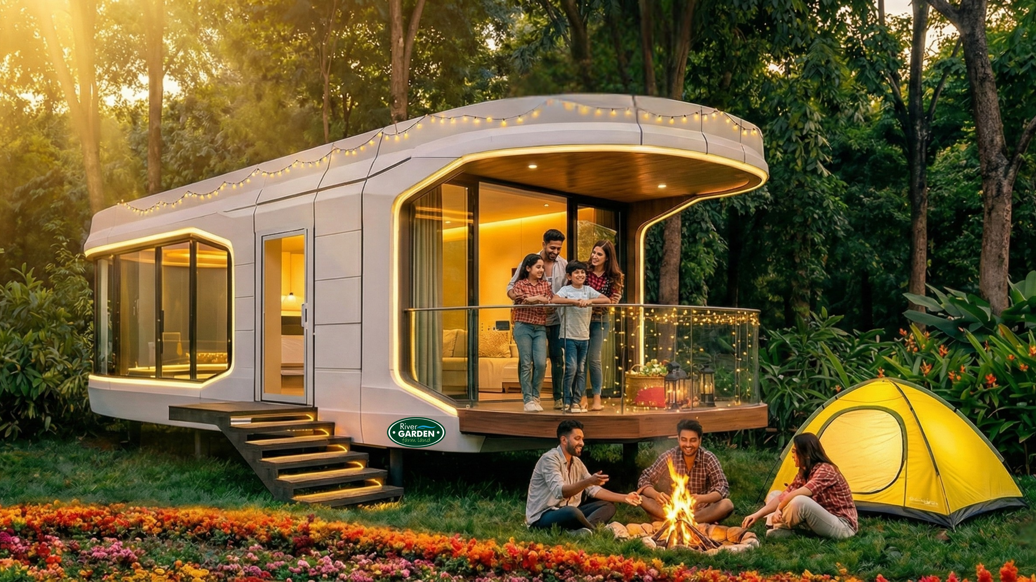 River Garden gated farmland community near Chennai